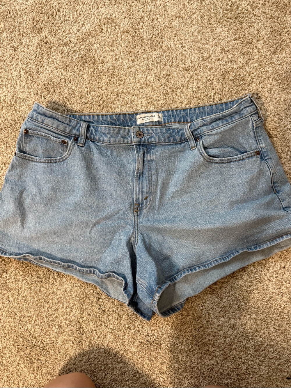 Abercrombie & Fitch A-Line shorts, Mid Rise